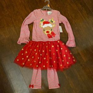 2pc Girls Christmas Outfit